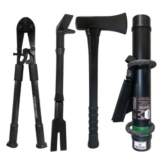 Kit d'Effraction Professionnel EN13204 — Hooligan, Hache, Coupe-Boulons & Bélier | Police - BLACKBEARD OUTDOOR INDUSTRIES