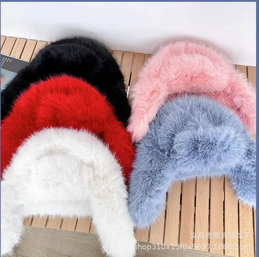 Chapka Saga Furs en Faux Vison Bleu - BLACKBEARD OUTDOOR INDUSTRIES