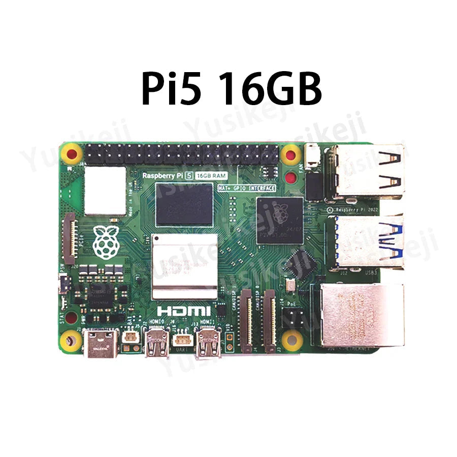 Carte officielle Raspberry Pi 5 – Processeur Cortex-A76 | Linux | RAM 2Go / 4Go / 8Go | Programmation Python | PCIe | Ethernet Gigabit | USB 3.0 Ma boutique