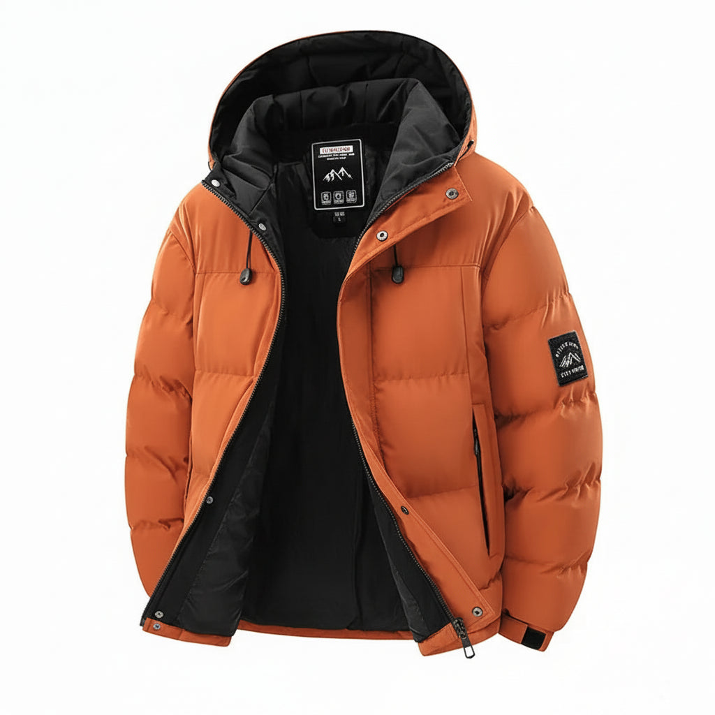Veste homme à capuche imperméable et coupe-vent