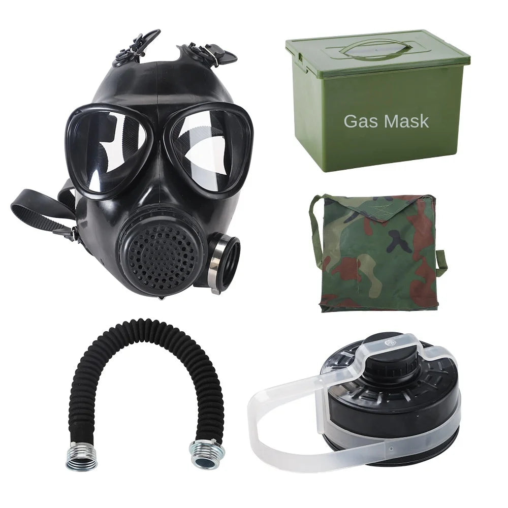 Masque à Gaz MF11B – Protection Gaz et Fumée, Type Militaire, Camping Outdoor