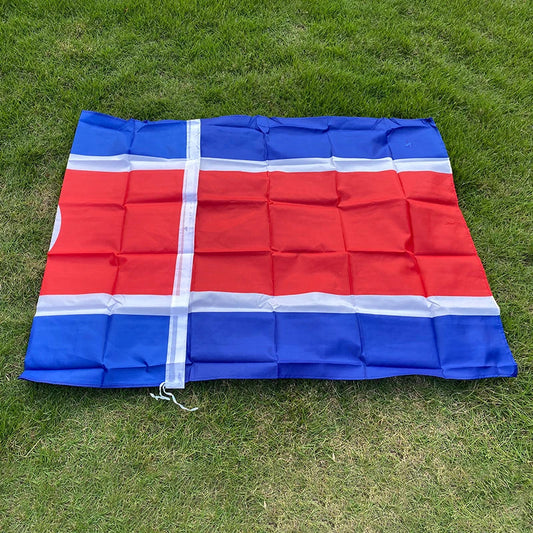 Drapeau de la République Populaire Démocratique de Corée (Corée du Nord) - 90x150 cm BLACKBEARD OUTDOOR INDUSTRIES