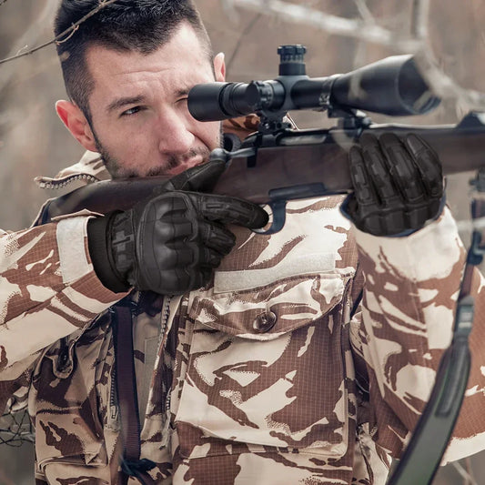 Gants Tactiques écran Tactile – Coque Rigide, Antidérapants, Doigts Complets ou Coupés