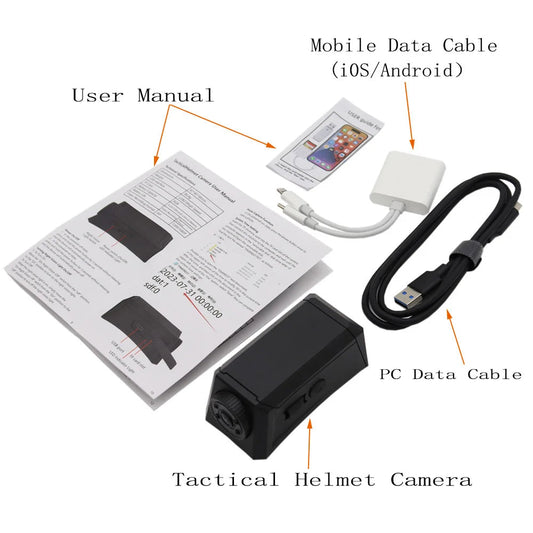 Caméra de Casque Tactique 1080P – Idéale pour la Chasse, Airsoft, Wargames et Activités Sportives BLACKBEARD OUTDOOR INDUSTRIES