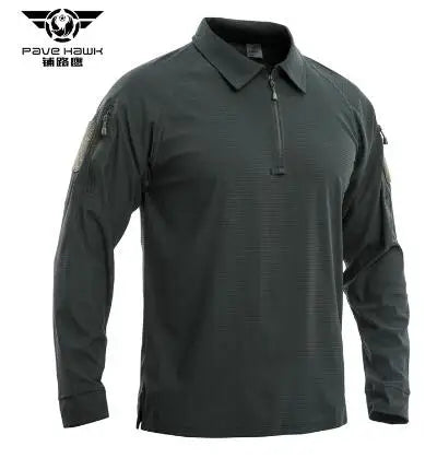 T-shirt tactique homme Pave Hawk PLY79 à manches longues
