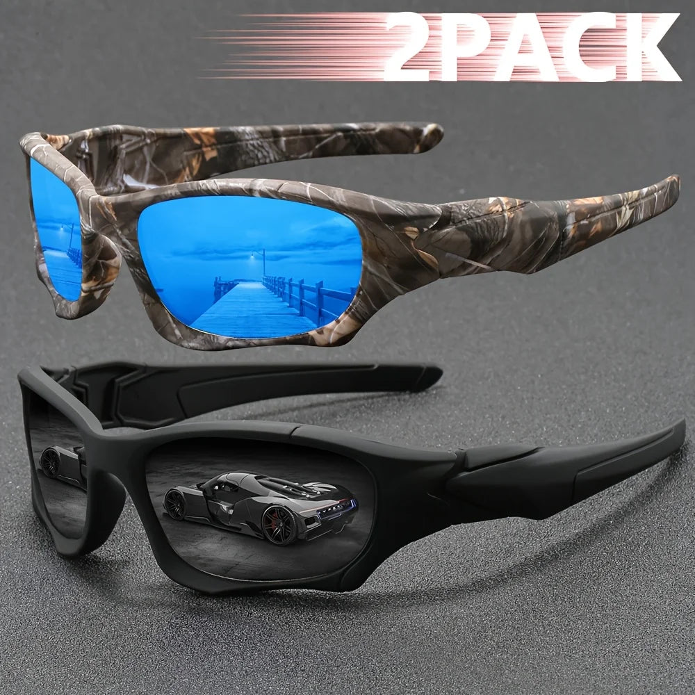 Lunettes Tactiques Coupe-Vent Camouflage UV400 – Pêche, Conduite, Cyclisme, Randonnée