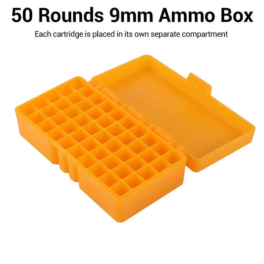 Boîte de Munitions Tactique 50 ou 100 Coups – Flip-Top – Pour Pistolet & Fusil Ma boutique