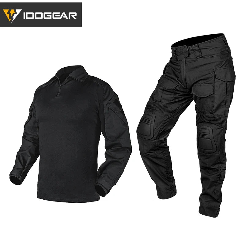 Uniforme Tactique IDOGEAR Gen3 Combat BDU avec Protections Coudes et Genoux - BLACKBEARD OUTDOOR INDUSTRIES