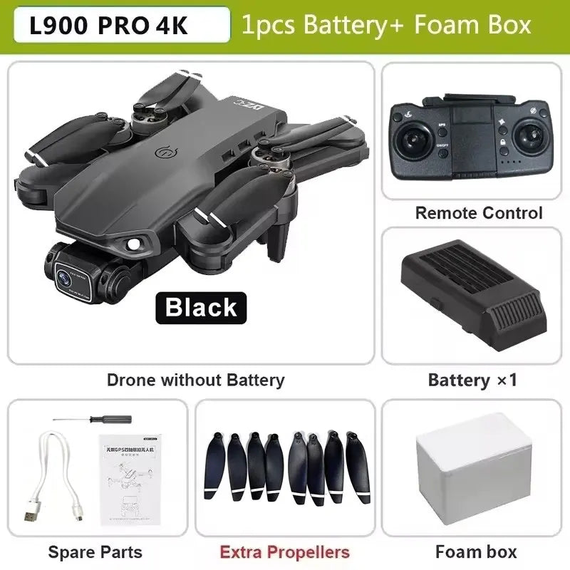 đ Drone L900 Pro 4K GPS â CamĂ©ra HD, Pliable, Facile Ă Utiliser Ma boutique