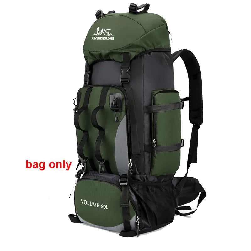Sac à Dos de Randonnée Étanche 90L – Grand Volume pour Camping, Trekking, Voyage - BLACKBEARD OUTDOOR INDUSTRIES