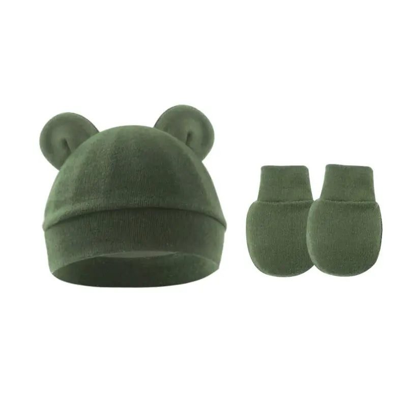 ensemble bonnet et gant coton pour enfants 1/3ans Ma boutique