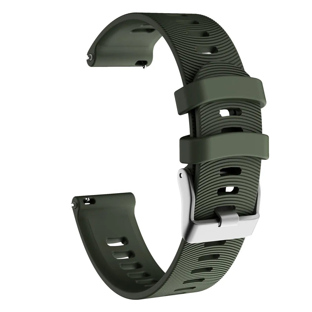Bracelet en Silicone de 20mm pour Montre Garmin Forerunner / Venu / Vivoactive / Samsung Galaxy Watch BLACKBEARD OUTDOOR INDUSTRIES