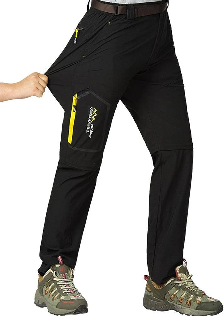 Pantalon Randonnée Tactique Homme 2-en-1 — Imperméable, Séchage Rapide, Anti-UV | L à 6XL - BLACKBEARD OUTDOOR INDUSTRIES