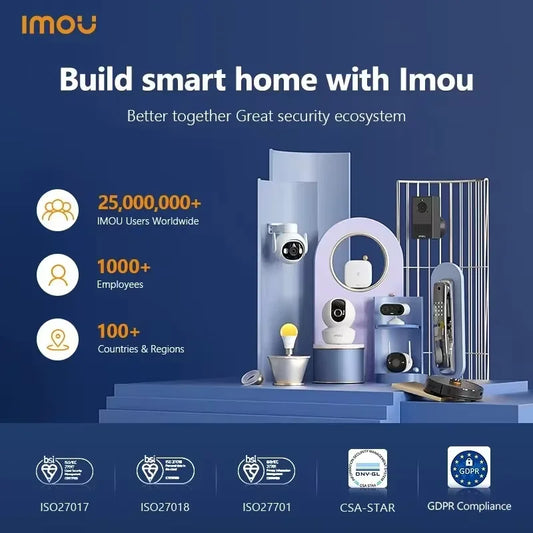 Caméra Surveillance Extérieure IMOU 6MP WiFi — Double Objectif, Vision Nocturne Couleur, Détection IA, IP66 - BLACKBEARD OUTDOOR INDUSTRIES