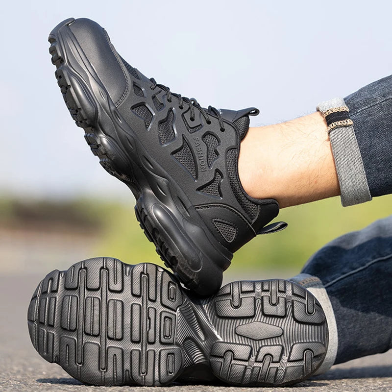 Chaussures de sécurité discrètes police en civil, embout acier