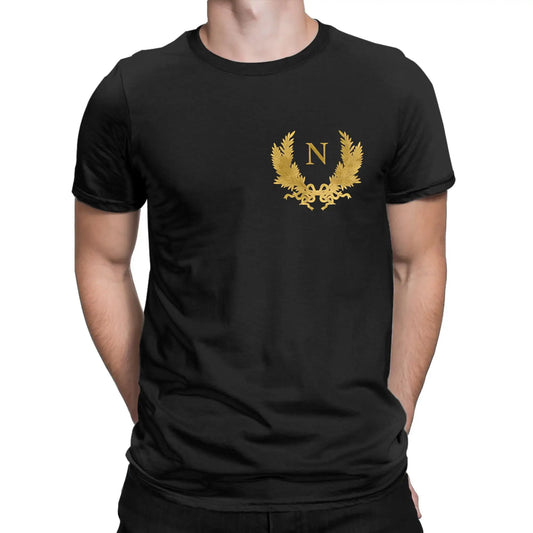 T-Shirt Napoléon Bonaparte – Coton 100%, Manches Courtes, Style Rétro Y2K | Homme Grande Taille