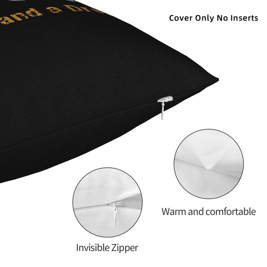 Housse de Coussin DayZ « One Bullet and a Dream » – Taie d’Oreiller Gaming Polyester Zippée | 30x30 à 50x50 cm | Cadeau Gamer