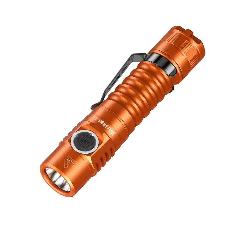 Wurkkos FC11C – Lampe Torche EDC 18650 Nichia 519A, 1200 lm, IP68, Rechargeable USB-C, Queue Magnétique