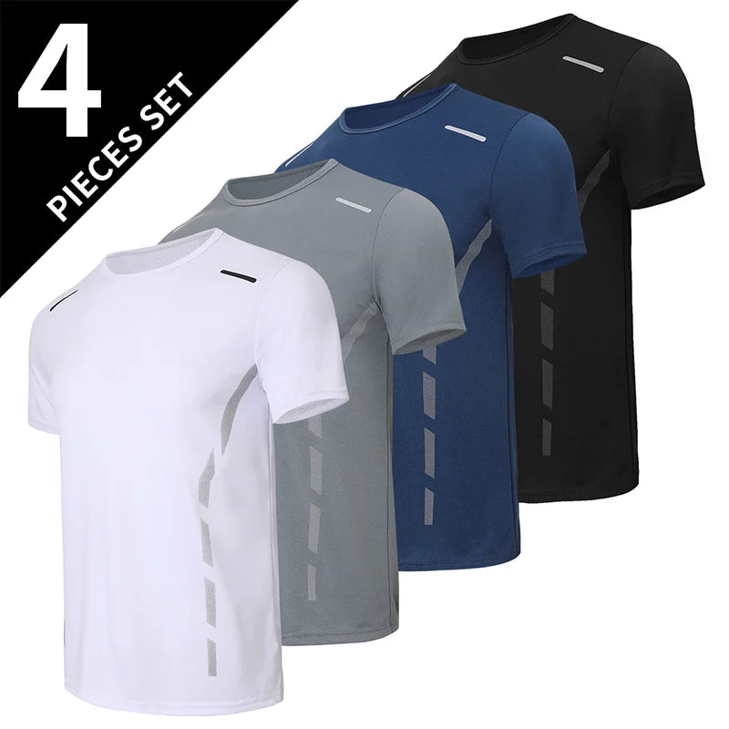 T-shirt Homme Imprimé Séchage Rapide | Respirant Manches Courtes | Coupe Ample Grande Taille | Lot de 1, 3 ou 4 - BLACKBEARD OUTDOOR INDUSTRIES