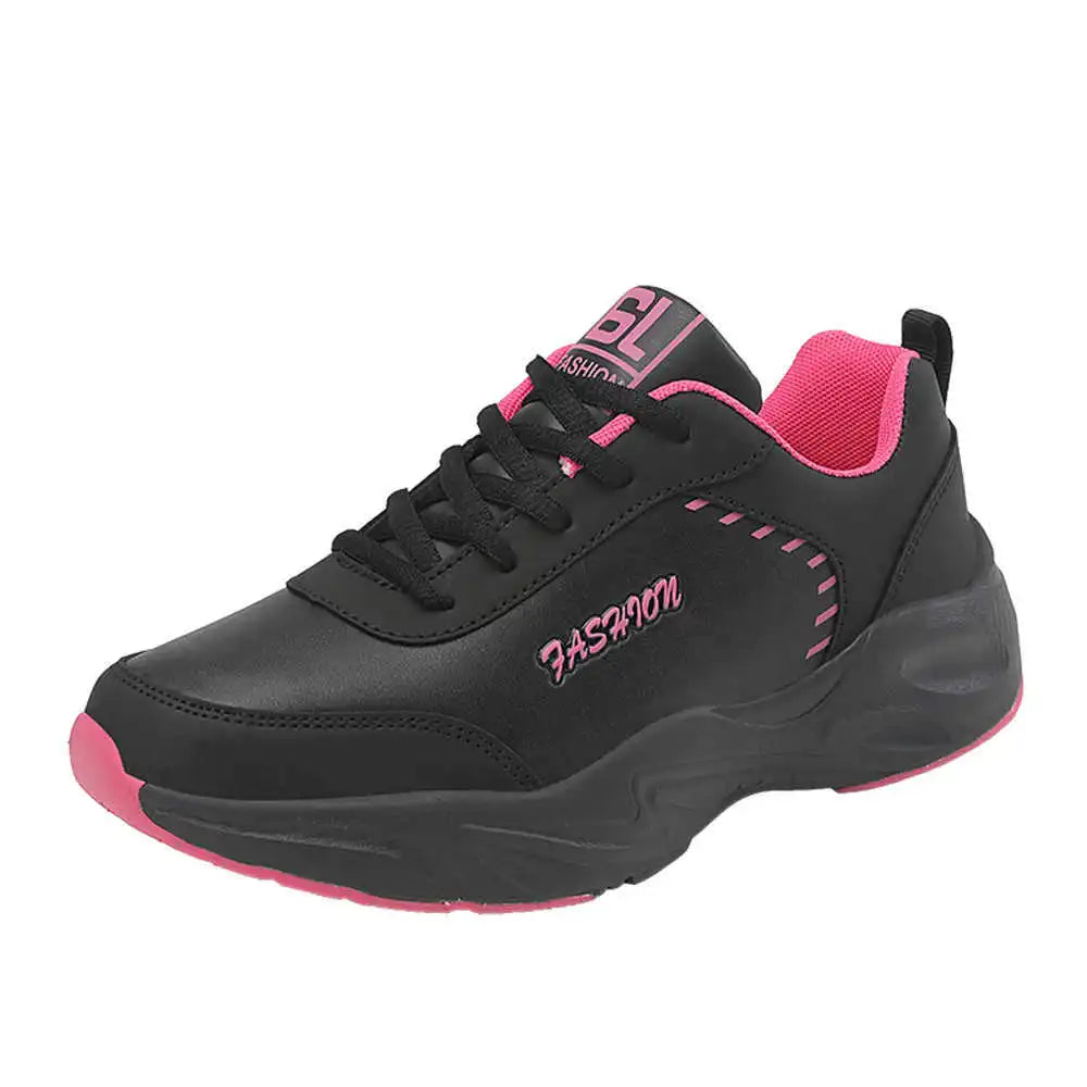 Baskets Basses Femme Semelle Plateforme Épaisse – Sneakers Respirantes Lacets – Pointures 35 à 42