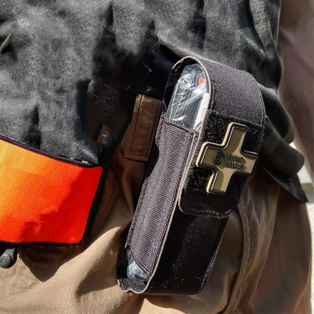 RHINO RESCUE Poche MOLLE Garrot – Cisailles Trauma & Marqueur, Accès Rapide