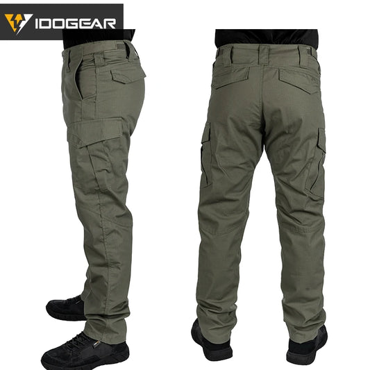 Pantalon tactique IDOGEAR leger respirant slim fit outdoor vue complete