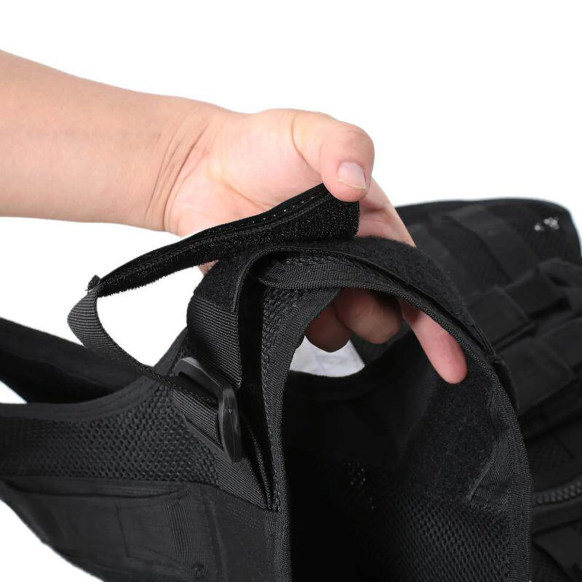 Gilet Tactique Duty Mesh Respirant 4 Saisons – Gilet de Patrouille et d'Intervention pour Agents de Securite, Formation et Surveillance Terrain (Noir / Jaune)