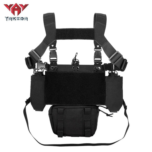 YAKEDA Tactical Mini Chest Rig – Laser Cut MOLLE Ma boutique