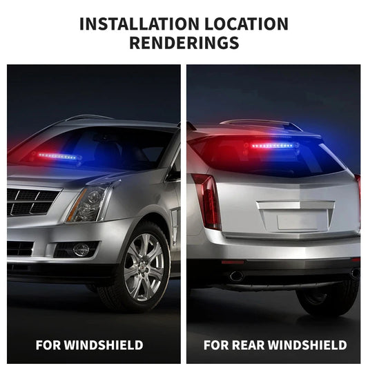 Gyrophare LED 12LED Barre Lumineuse d'Urgence — Police, Ambulance, Pompiers | 12-24V | IP67 - BLACKBEARD OUTDOOR INDUSTRIES