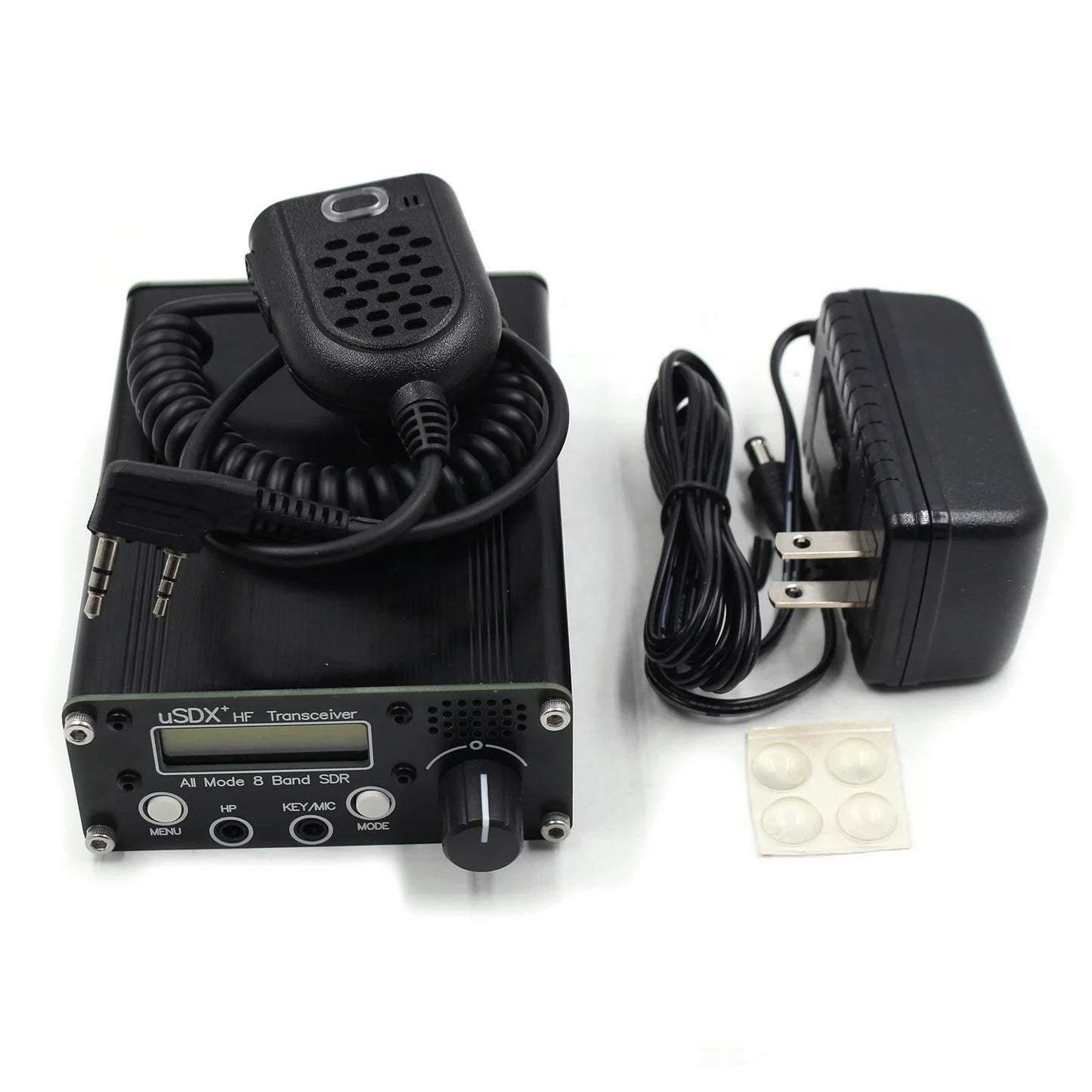 Émetteur-Récepteur SDR QRP USDX+ 3-5W – 8 Bandes HF, SSB/CW, Batterie 4000 mAh, Radio Amateur Portable