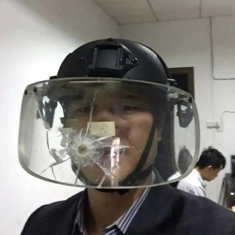 Visière Balistique NIJ IIIA pour Casque Tactique