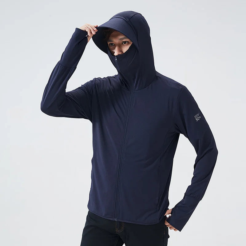 Veste Anti-UV Unisexe à Séchage Rapide | Veste Légère Outdoor à Capuche – Modèle LNGXO - BLACKBEARD OUTDOOR INDUSTRIES