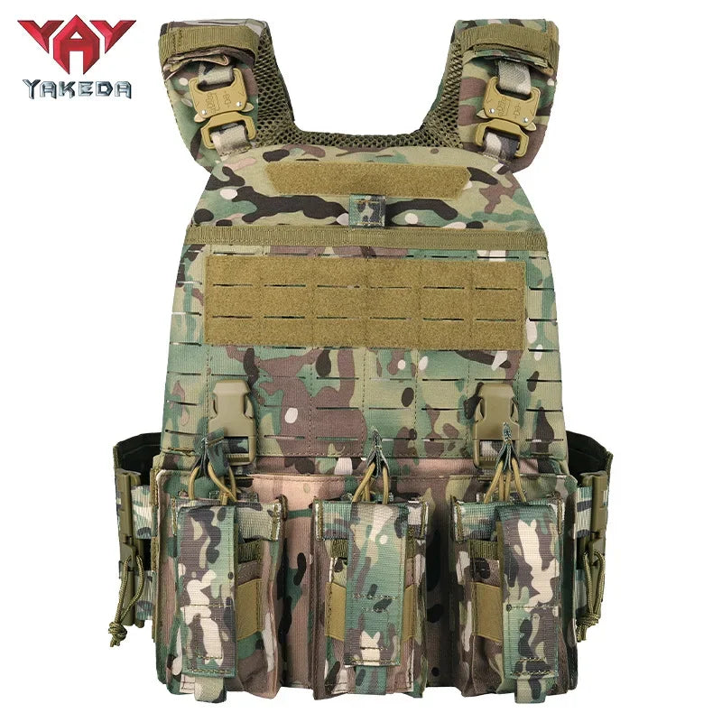 Gilet tactique MOLLE à dégagement rapide en nylon