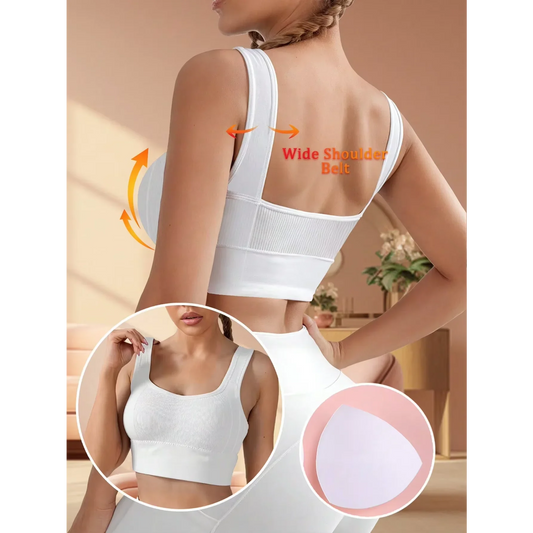 Brassière Sport Femme Respirante – Sans Coutures, Anti-Transpiration, Yoga & Fitness