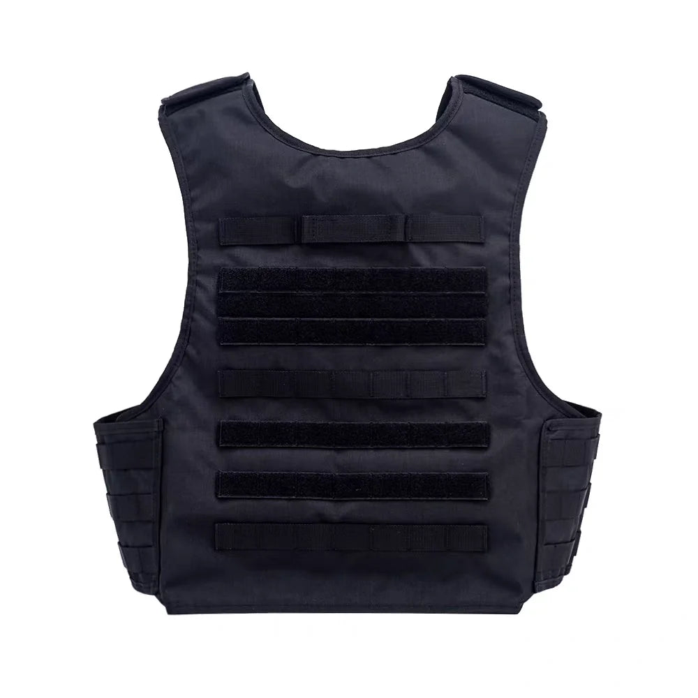 Porte-plaques tactique noir MOLLE – Respirant et modulable