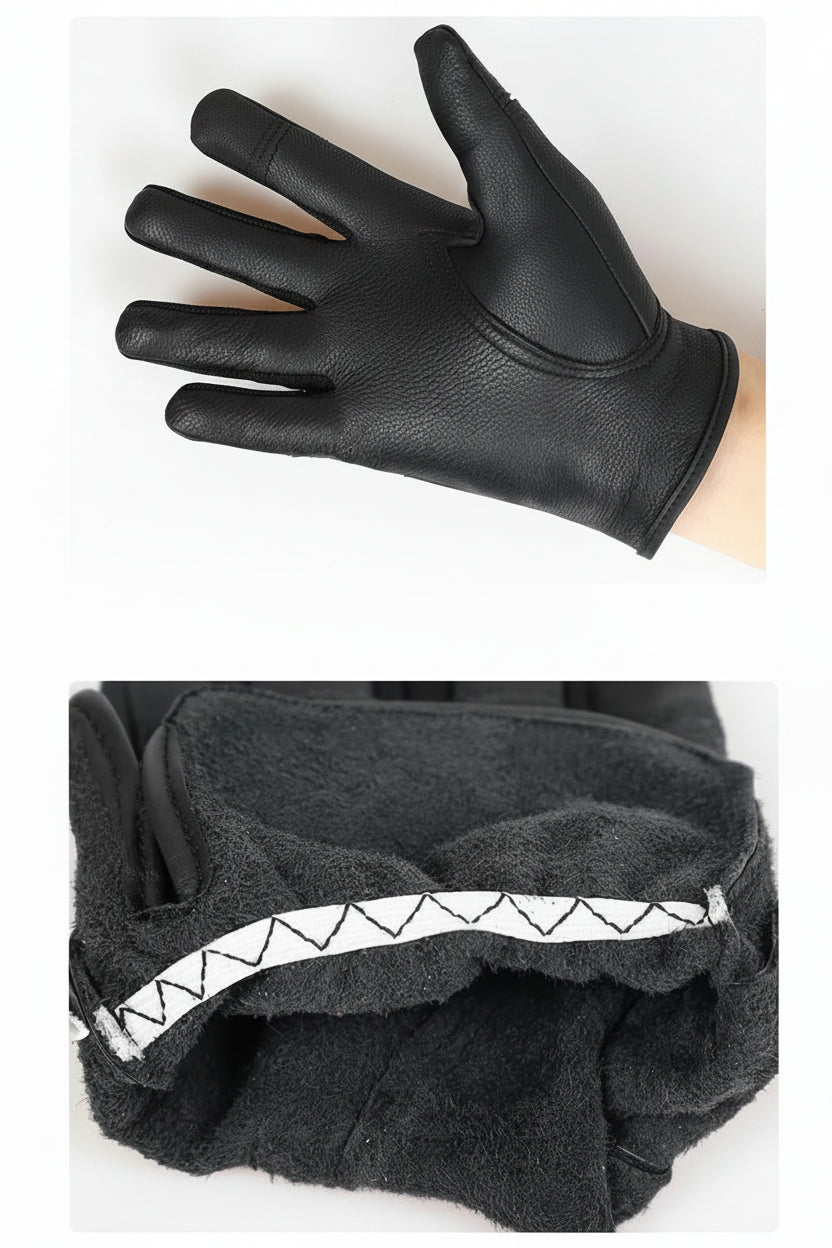 Gants Moto Cuir de Mouton Tactiles — Protection & Confort - BLACKBEARD OUTDOOR INDUSTRIES