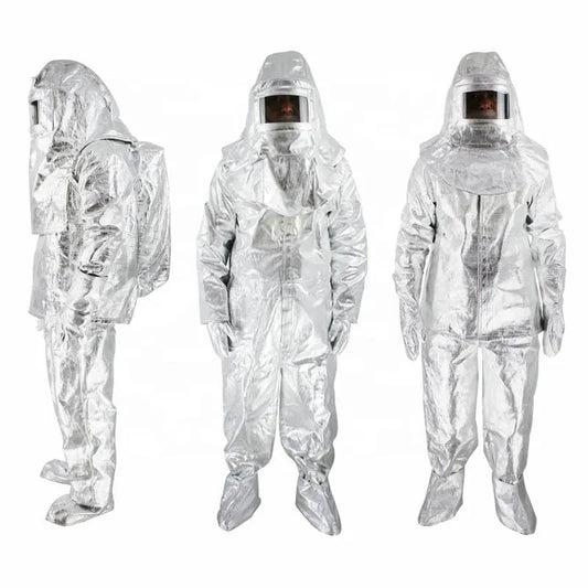 Combinaison ignifuge aluminisée 500 °C – Protection thermique pro pour pompiers et travaux à haute température - BLACKBEARD OUTDOOR INDUSTRIES