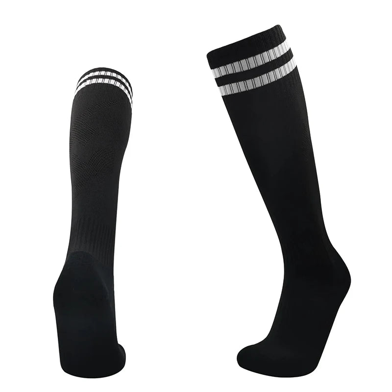 Chaussettes de Football – Longues jusqu’au genou – Enfant & Adulte – Coton Respirant - BLACKBEARD OUTDOOR INDUSTRIES
