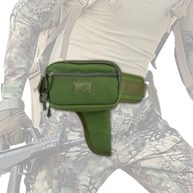 Sacoche banane tactique discrète avec poche holster