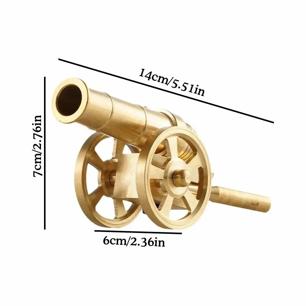 Mini Canon Napoléon – Modèle Réduit Militaire en Métal, Figurine de Collection 14x7 cm