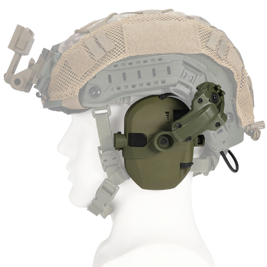Casque Anti-Bruit Électronique Actif – Protection Auditive 23 dB NRR, Amplification ×4, Entrée AUX
