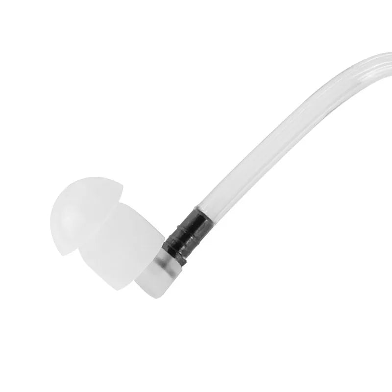 Oreillette Acoustique Tubulaire avec PTT – Compatible Hytera PD700/PD780/PD785/PT580H, 2 Broches à Vis