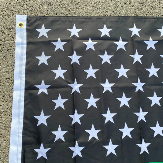 Drapeau Thin Blue Line USA - 90x150 cm BLACKBEARD OUTDOOR INDUSTRIES
