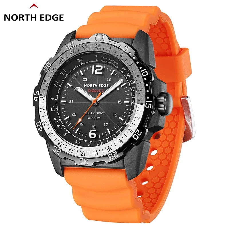 NORTH EDGE EVOQUE2 – Montre Solaire Sport pour Homme - BLACKBEARD OUTDOOR INDUSTRIES