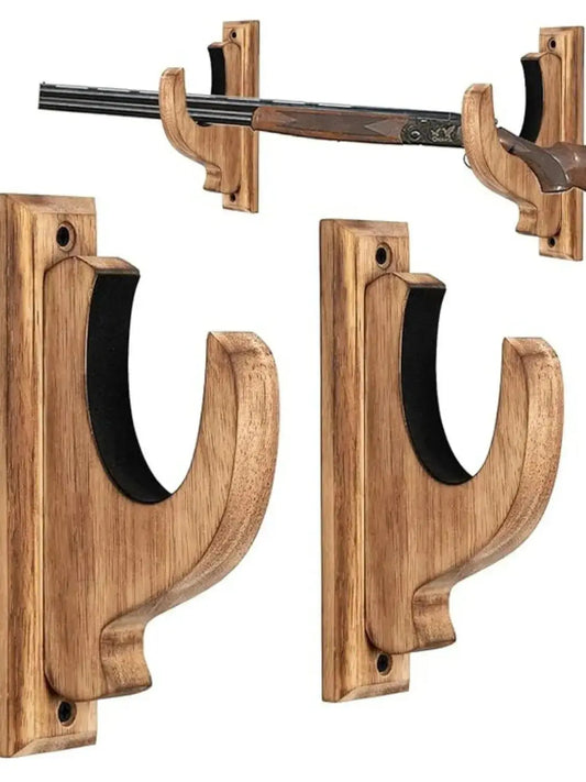 Support Mural en Bois Massif – Présentoir pour Fusils de Chasse, Airsoft & Épées – GLOCK G17, M16, AR15 Ma boutique