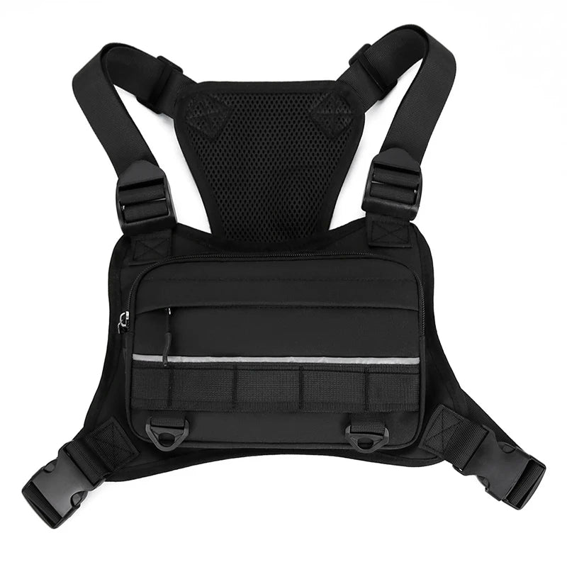 Sac de poitrine tactique MOLLE pour randonnée et outdoor