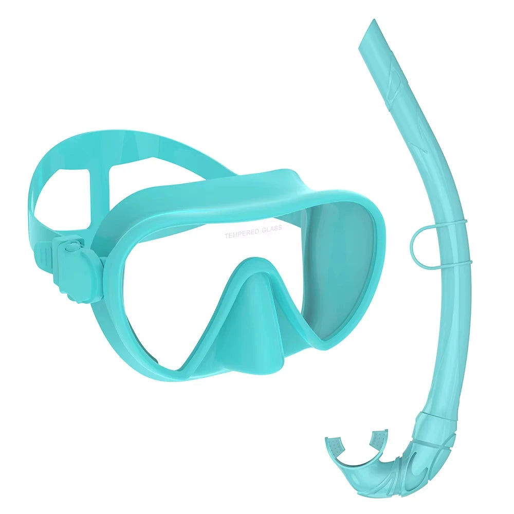 JoyMaySun Masque de Plongée Frameless avec Tuba – Set de Snorkeling Ultra Léger et Compact - BLACKBEARD OUTDOOR INDUSTRIES
