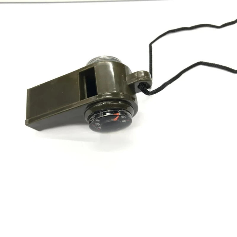Sifflet de Survie 3-en-1 – Boussole + Thermomètre – Camping Randonnée