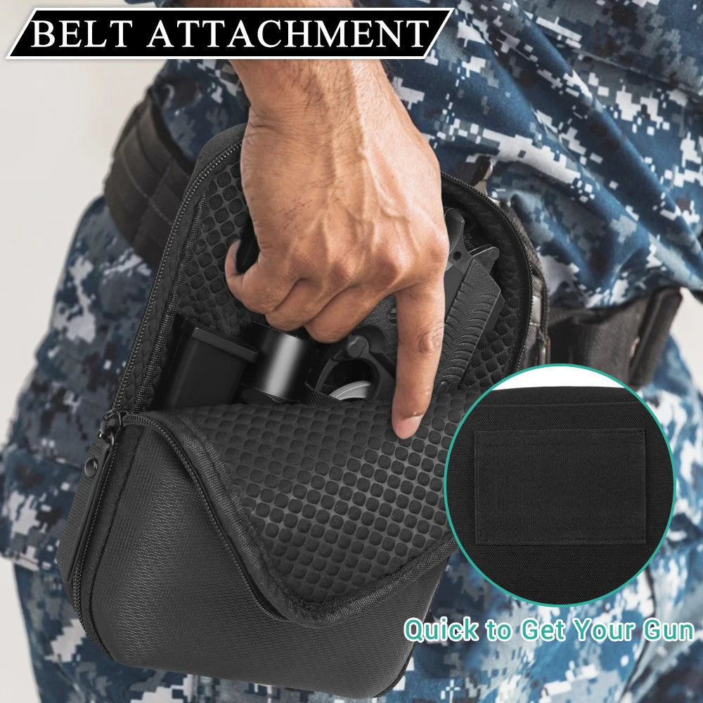 Sacoche holster discrète pour arme de poing, BAC