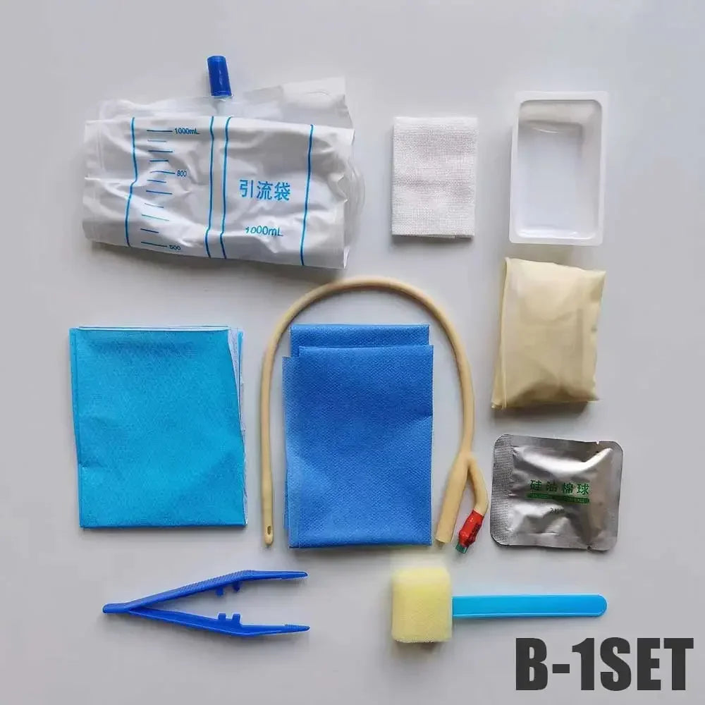 Kit de Cathétérisme Urétral Médical - Cathéter Urinaire à Double Lumière en Latex - Tube de Drainage Urinaire pour Adultes (Hommes et Femmes) Après Chirurgie - BLACKBEARD OUTDOOR INDUSTRIES